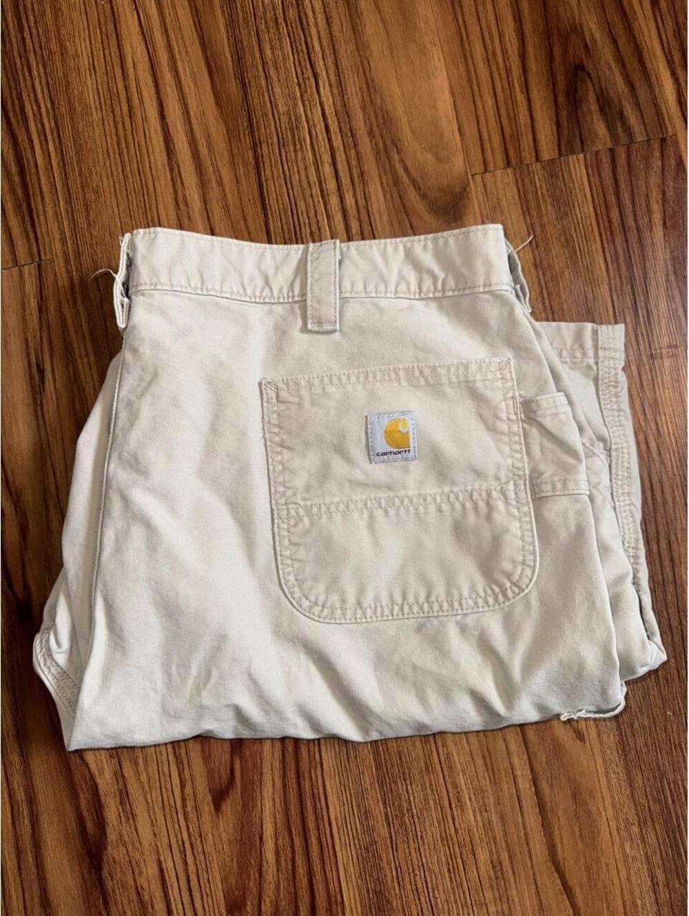 Carhartt B147 Tan Loose Fit Carpenter Shorts – Size 44